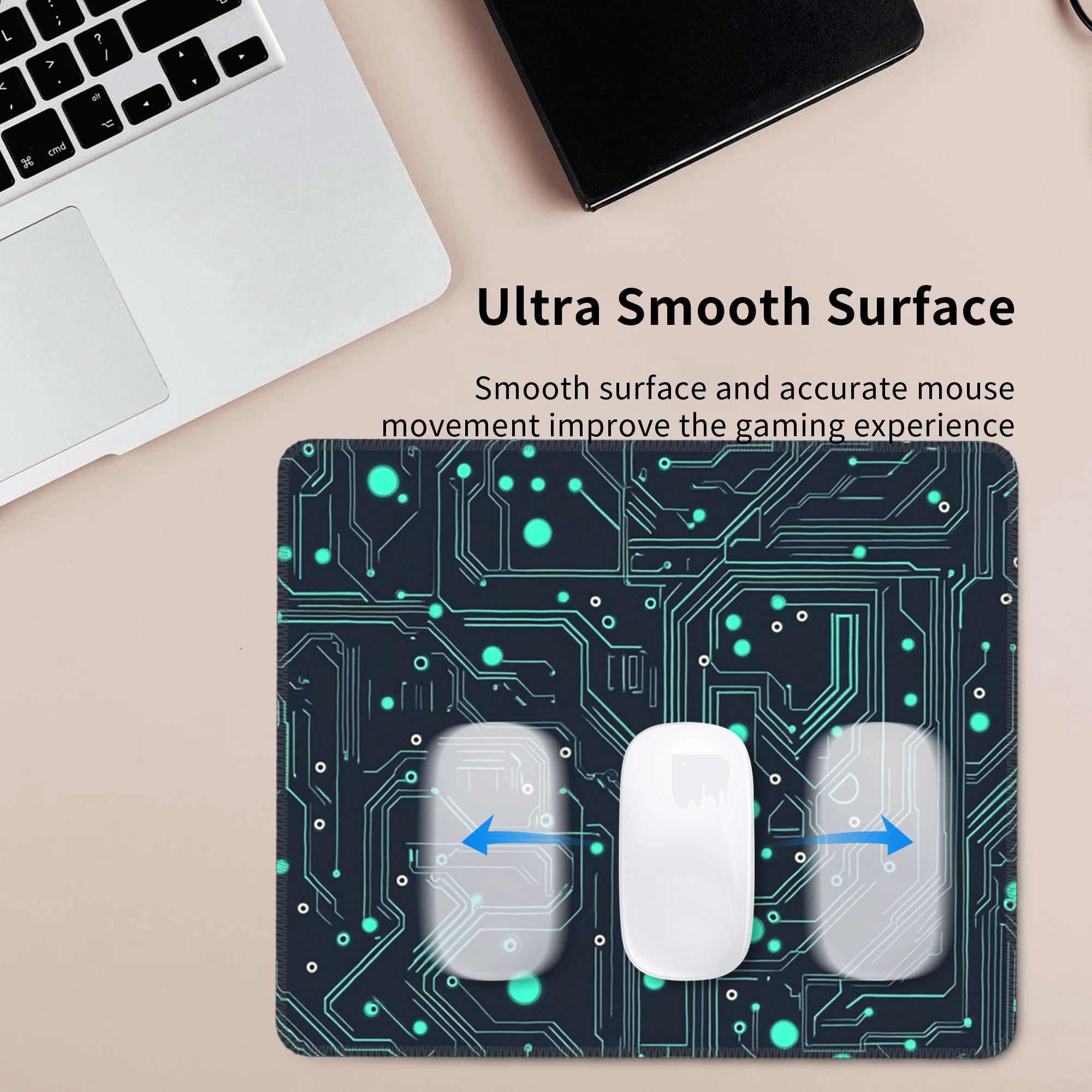 Office Table Accessories Unique - 独自のハイテク回路基板マウスパッドコンピュータキーボードマウスマットゲーマーPCラップトップデスクマットオフィスアクセサリーテーブルマット