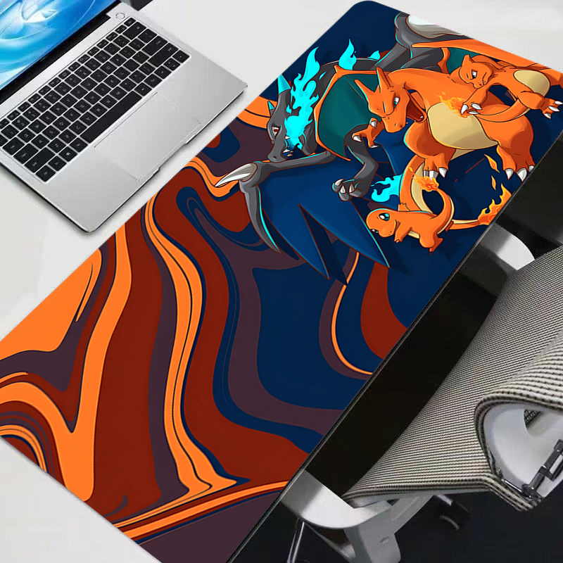 Top Tablet Accessories - マウスパッドゲーム P-ピカチュウ神龍アクセサリー Gabinete ゲーマー PC コンピュータデスクマット大
