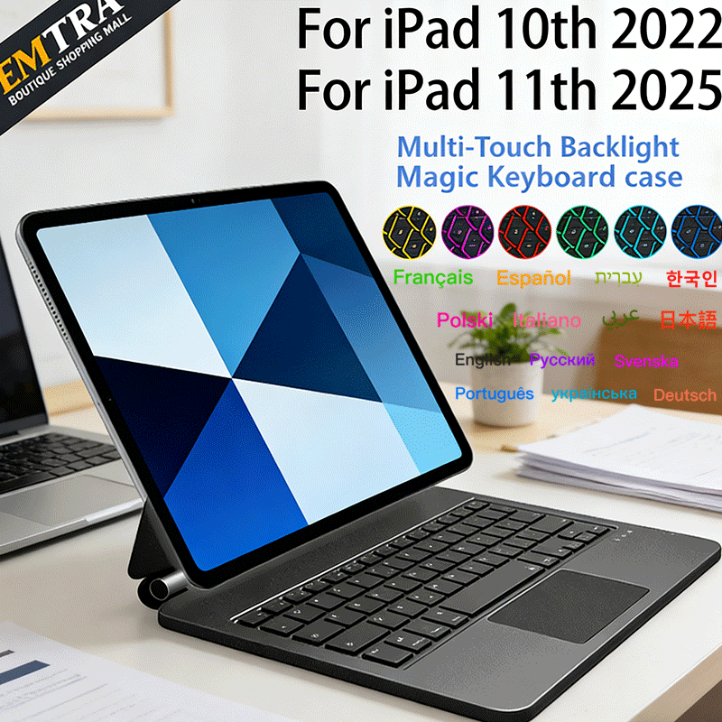 Tablet Keyboard Case - Bluetoothマジックキーボードケース iPad 2025 A16 11インチ 第10世代