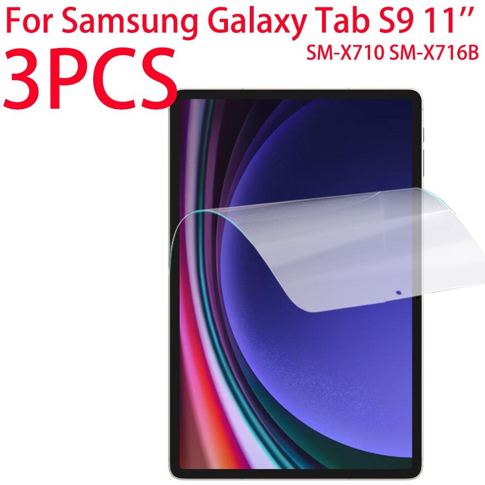 Galaxy Tablet Accessories - 3 パック PET ソフトフィルムスクリーンプロテクター Samsung Galaxy