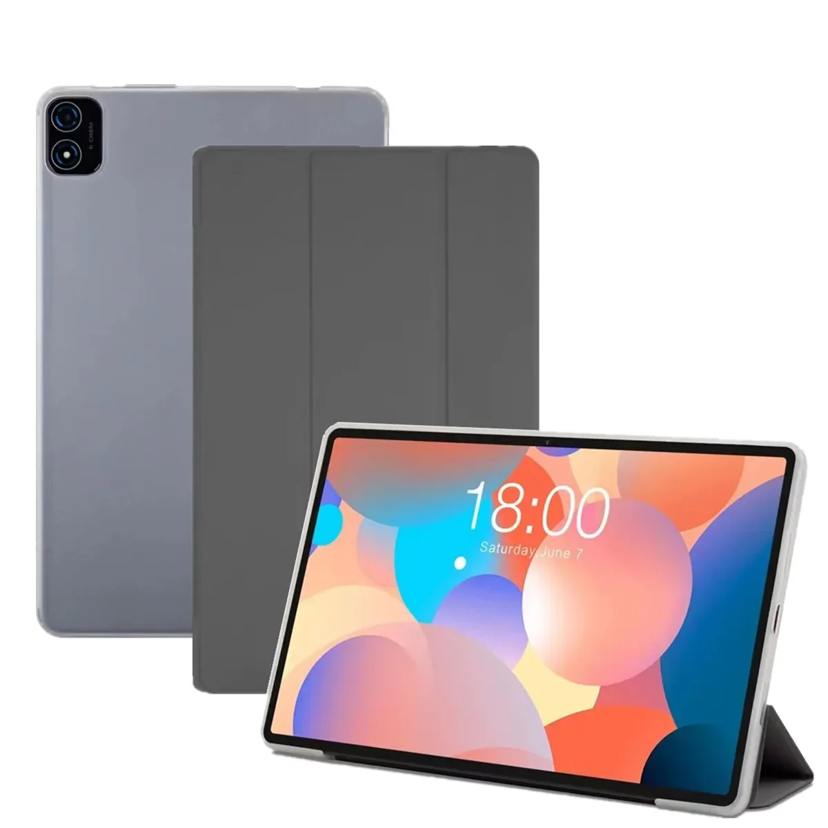 Teclast Tablet Accessories - Teclast M50 Pro 10.1インチタブレット用スマートケース 折りたたみスタンド付きPUレザーケース Teclast