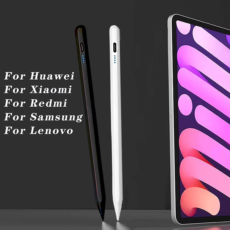 Tablet Drawing Accessories - ユニバーサルタッチスクリーンペンスタイラスペン磁気吸着タブレットアクセサリー Huawei Xiaomi Samsung iPad Lenovo