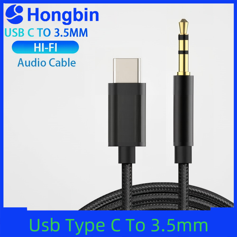 Galaxy Tablet Accessories - USB Type-C - 3.5mm AUXオーディオケーブル ヘッドセットスピーカー