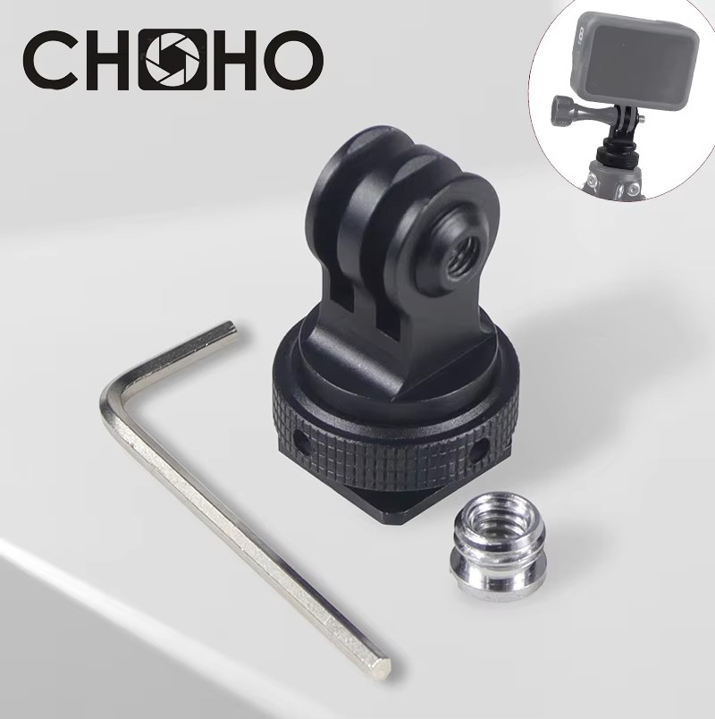 Hotwav Tablet Accessories - アルミニウム合金製の回転アダプター,GoPro,ヒーロー,djiアクションカメラ,insta360,1/4と互換性があります