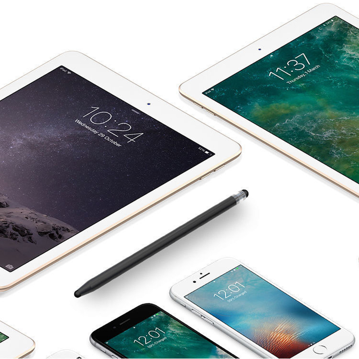 タッチスクリーン用スタイラスペン、iPad、Android、 - Tablet Drawing Accessories のレビューと価格
