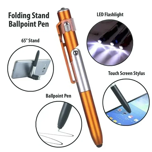 多機能おもちゃペン 4 in 1 折りたたみランプ 広告ギフ - Case With Pencil Holder のレビューと価格