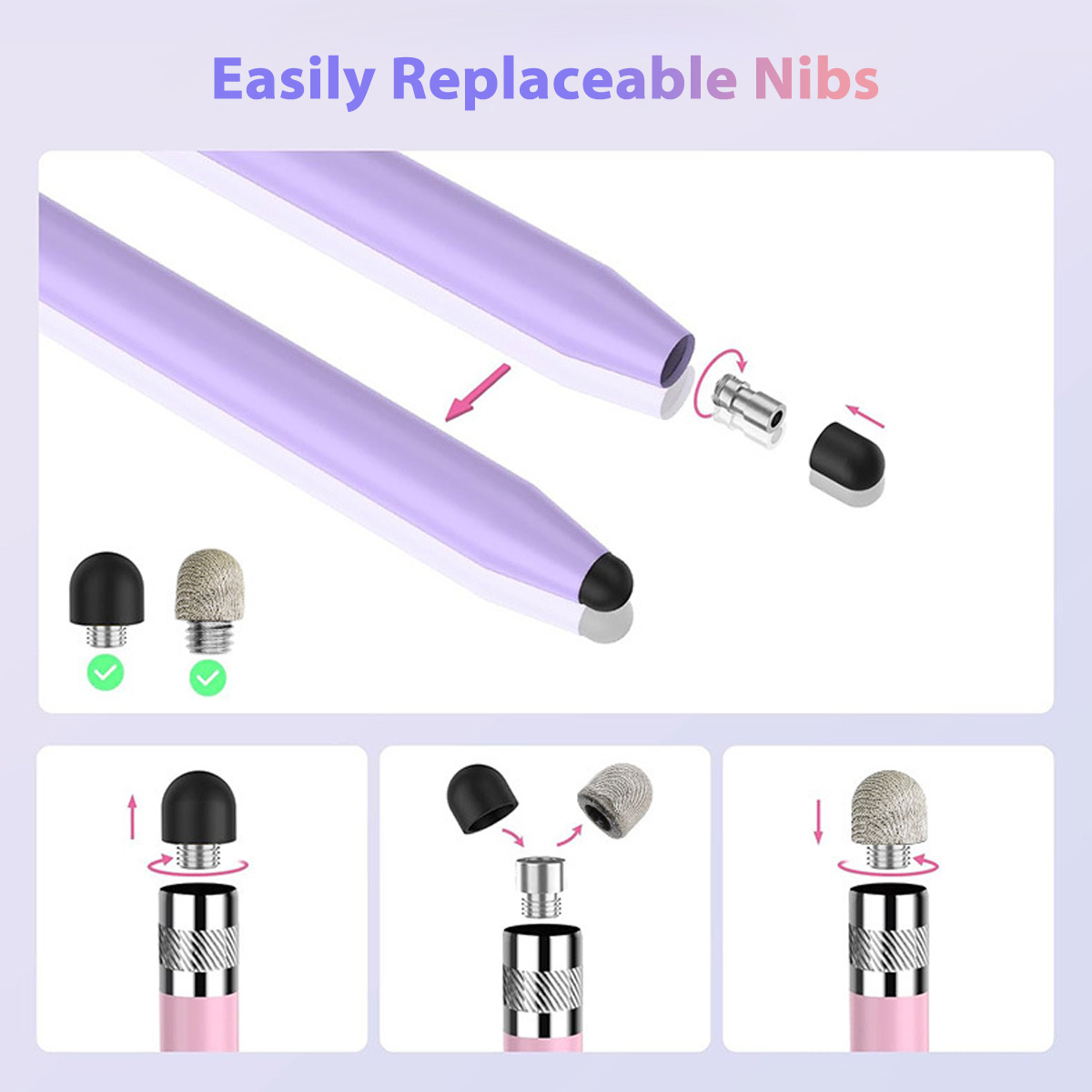 ユニバーサル2in1スタイラスペン、Androidスマートフ - Tablet Accessories For Kids のレビューと価格