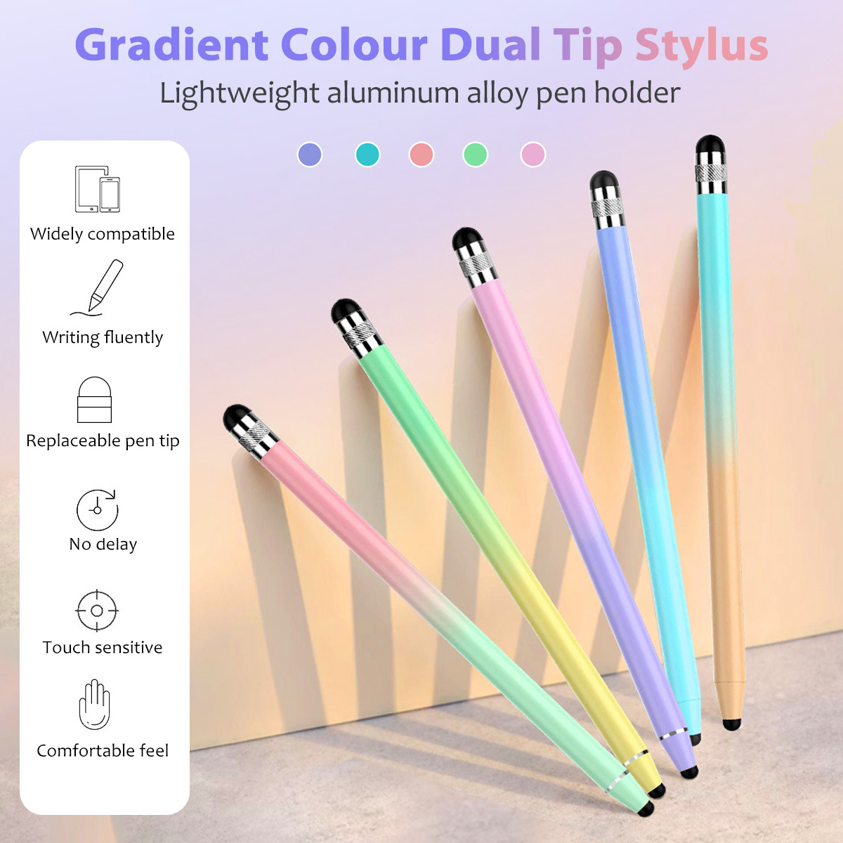 ユニバーサル2in1スタイラスペン、Androidスマートフ - Tablet Accessories For Kids のレビューと価格