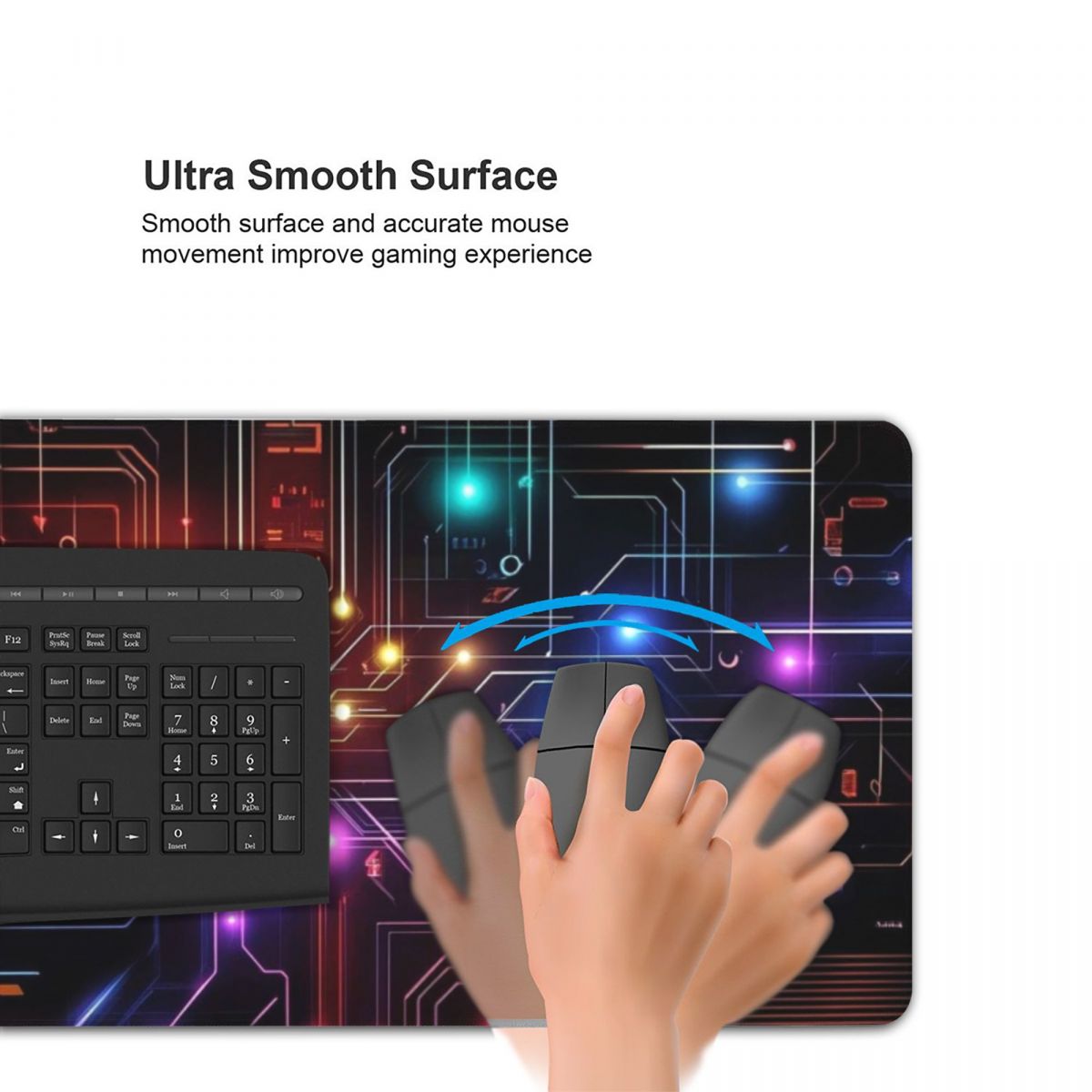 独自のハイテク回路基板大型マウスパッドコンピュータキーボード - Office Table Accessories Unique のレビューと価格