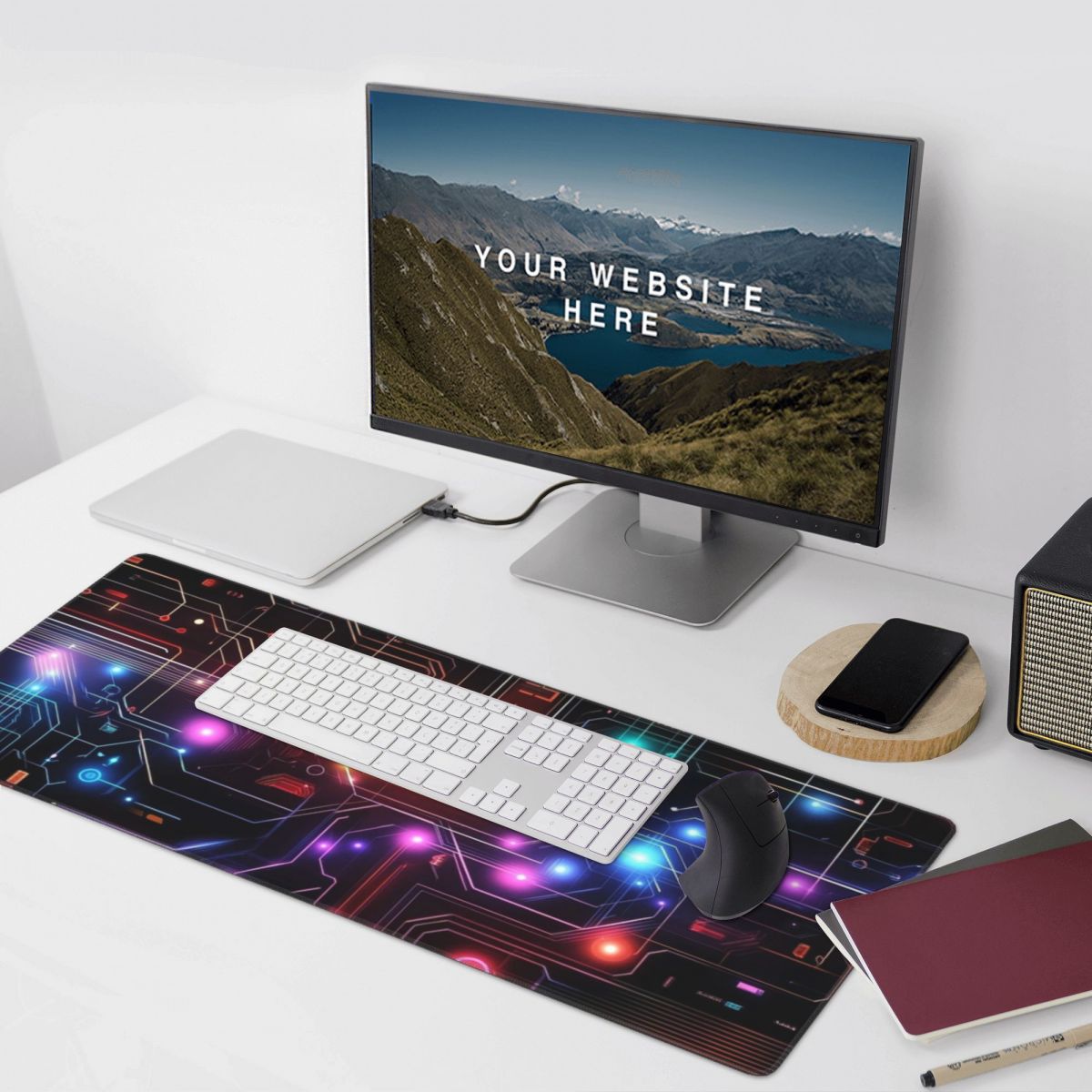 独自のハイテク回路基板大型マウスパッドコンピュータキーボード - Office Table Accessories Unique のレビューと価格