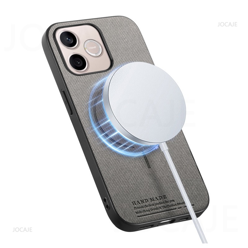 ファブリックテクスチャレザー磁気ケース Honor 600  - Magnetic Case Smart のレビューと価格