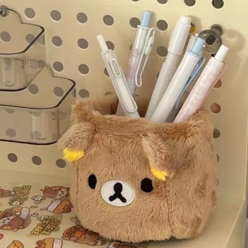 リラックマ収納ペンホルダーかわいい漫画風スタイリッシュでユニ - Case With Pencil Holder のレビューと価格
