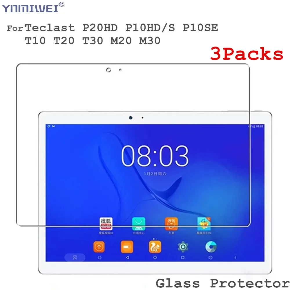 3 ピースガラスプロテクター Teclast T50 P50 - Teclast Tablet Accessories のレビューと価格