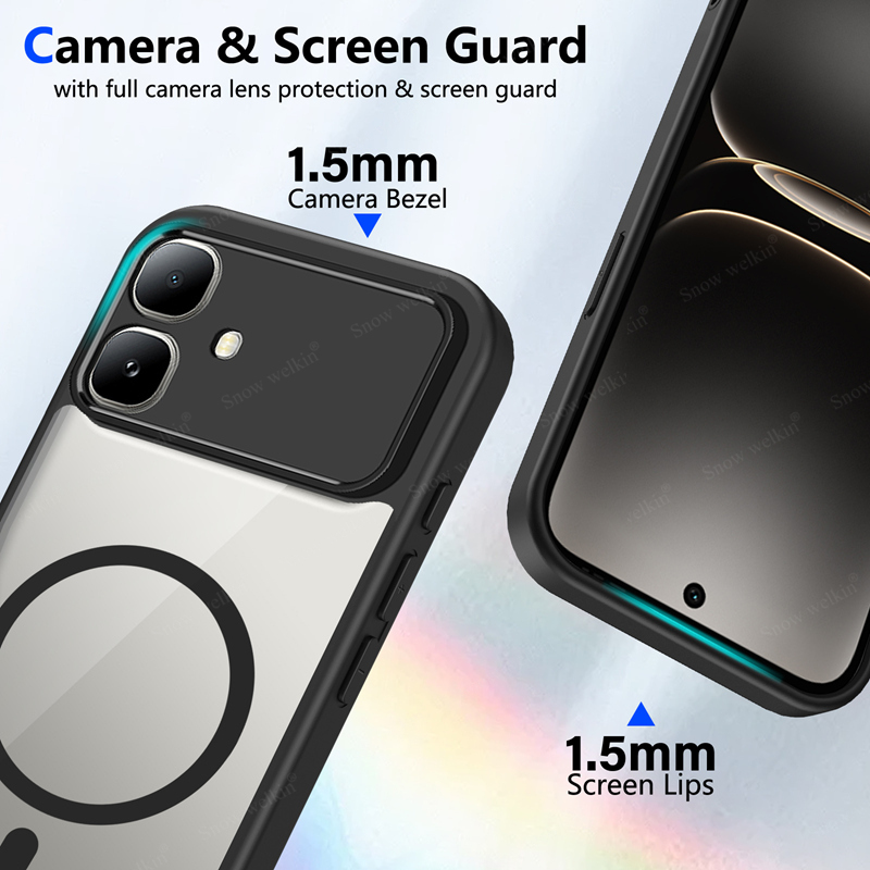 磁気透明シリコンケース Infinix Smart 20 S - Magnetic Case Smart のレビューと価格