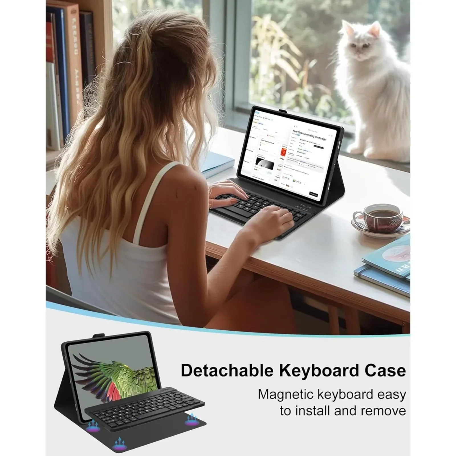 Samsung Galaxy Tab A 2019 SM-T - Tablet Keyboard Case のレビューと価格