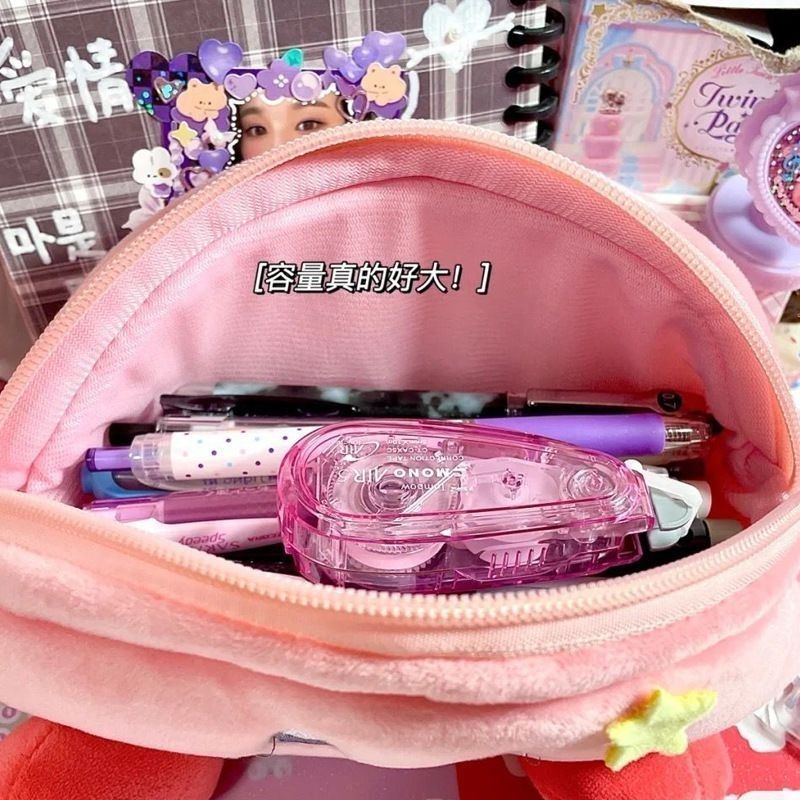 カービィぬいぐるみペンケース ピンク 大容量収納バッグ 学生 - Case With Pencil Holder のレビューと価格