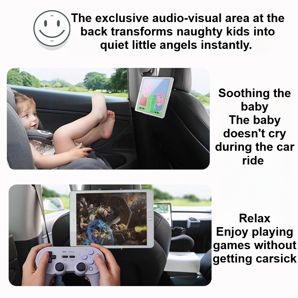 テスラ モデル3 Y ジュニパー ヘッドレスト タブレットホ - Tesla Tablet Accessories のレビューと価格