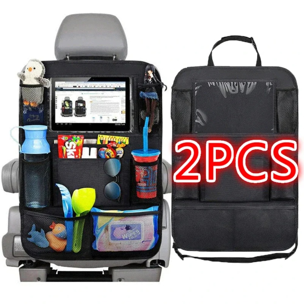 カーシートバックオーガナイザー 9 収納ポケット タッチスク - Tablet Accessories For Kids のレビューと価格