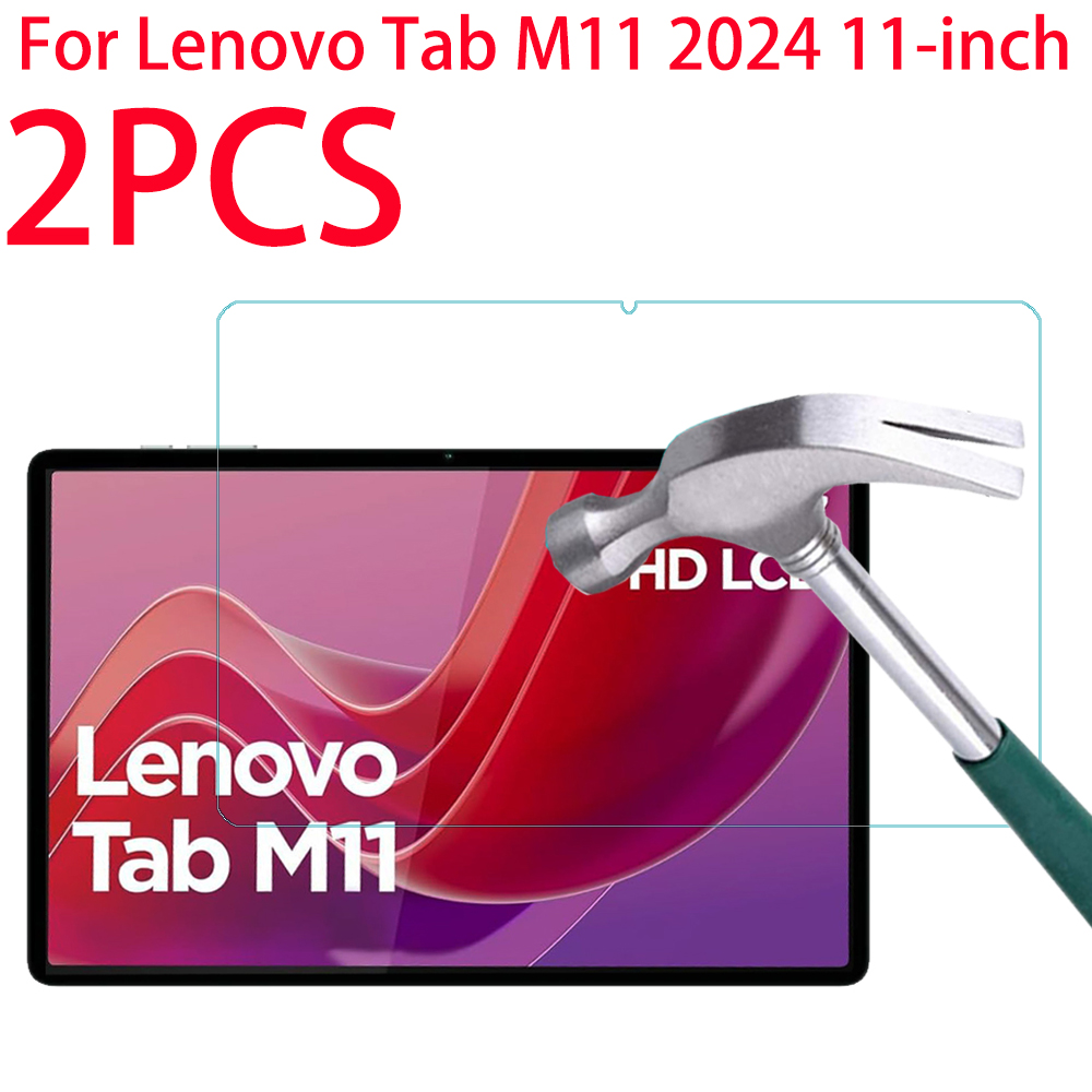 2 個 HD スクラッチプルーフスクリーンプロテクター強化ガ - Lenovo Tablet M11 Accessories のレビューと価格