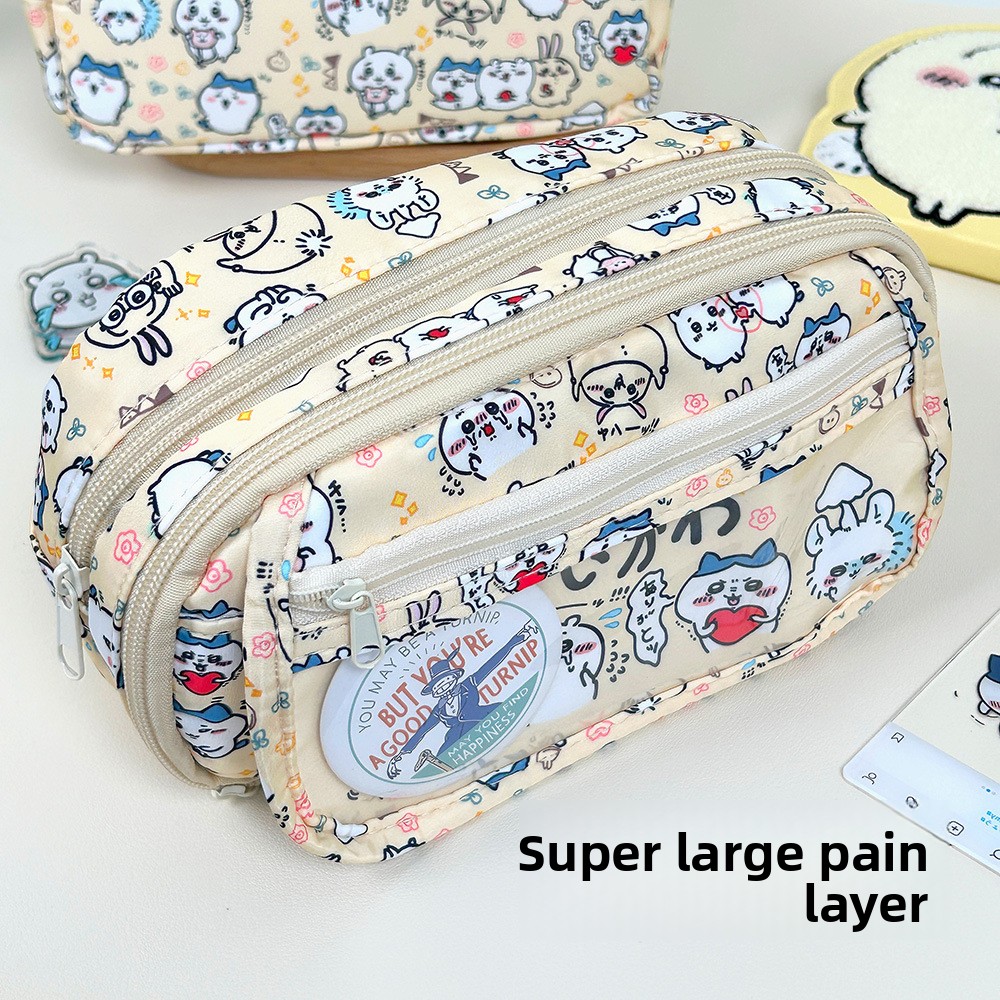 ジイ ペインバッグ ペンケース 大容量 文房具ポーチ うさぎ - Case With Pencil Holder のレビューと価格