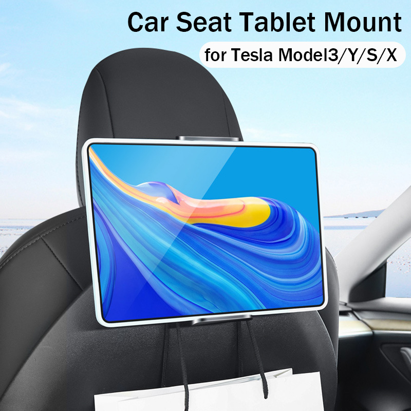 後部座席タブレットホルダー電話サポートiPadマウント テス - Tesla Tablet Accessories のレビューと価格