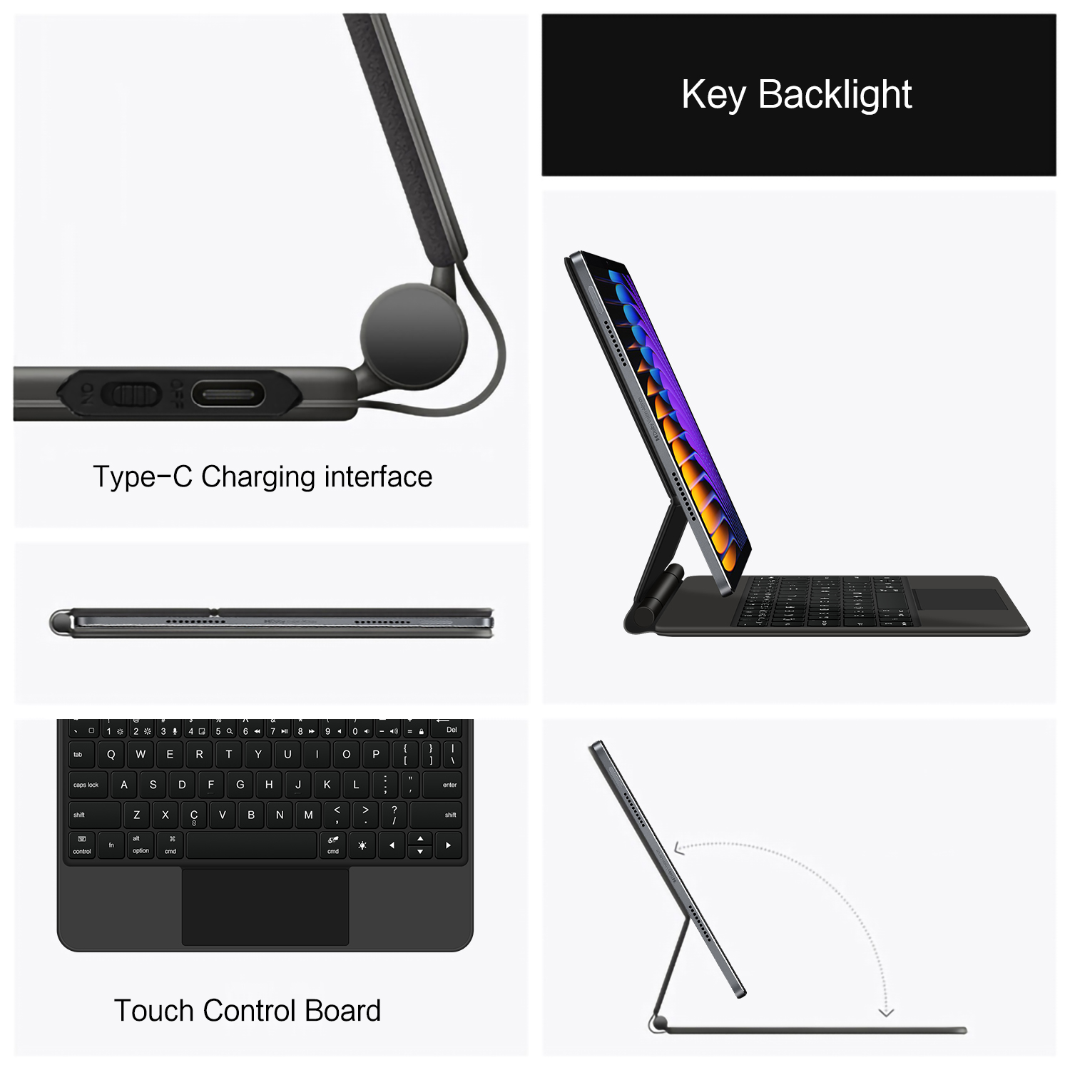 Xiaomi Pad 8 7 Pro 11.2インチ用マジッ - Magnetic Case Smart のレビューと価格