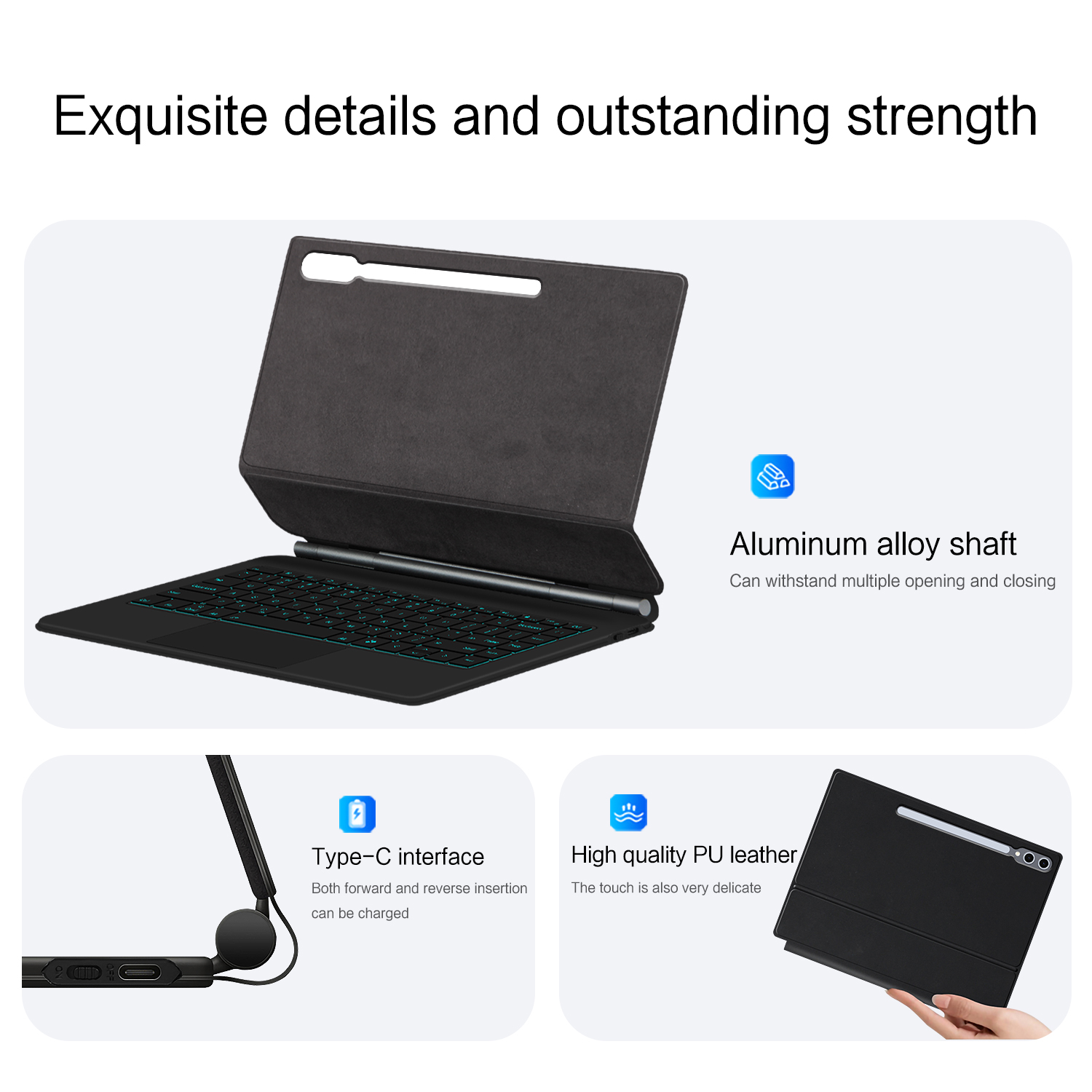 Samsung Galaxy Tab S10 Ultra/S - Tablet Keyboard Case のレビューと価格