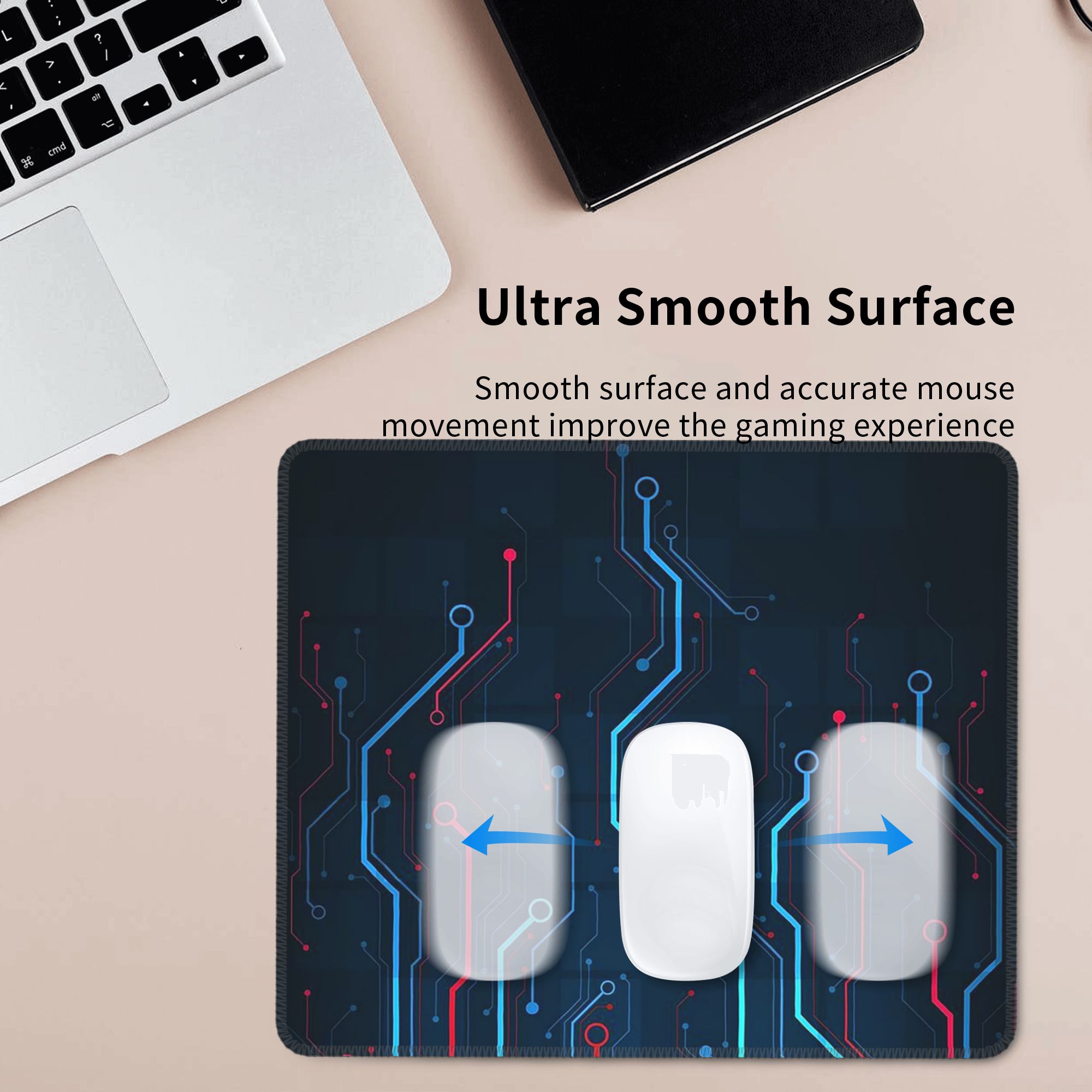 独自のハイテク回路基板マウスパッドコンピュータキーボードマウ - Office Table Accessories Unique のレビューと価格