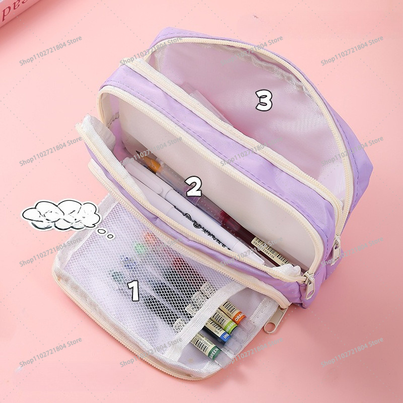 ブラックピンク大容量キャンバス鉛筆ケース学生用 Kpop B - Case With Pencil Holder のレビューと価格