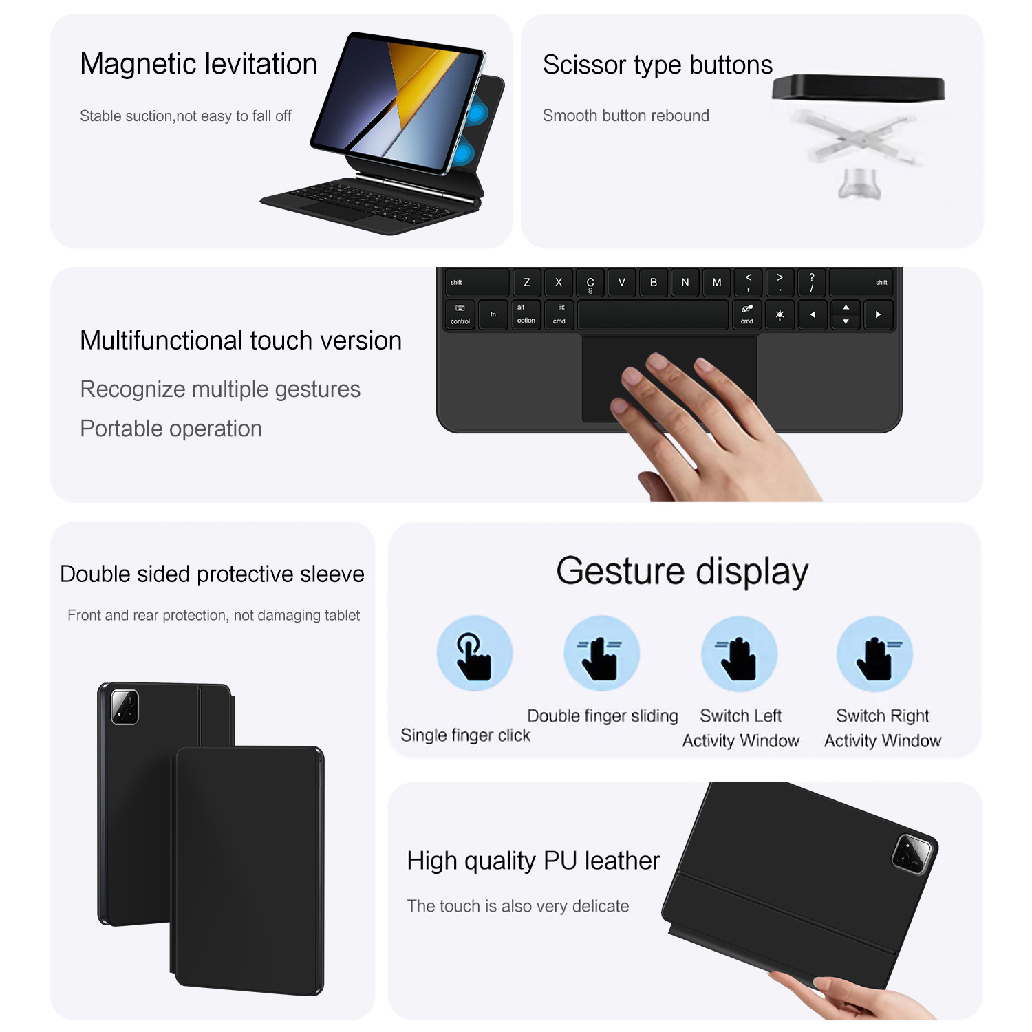 Xiaomi POCO Pad X1 2025用磁気マジック - Magnetic Case Smart のレビューと価格