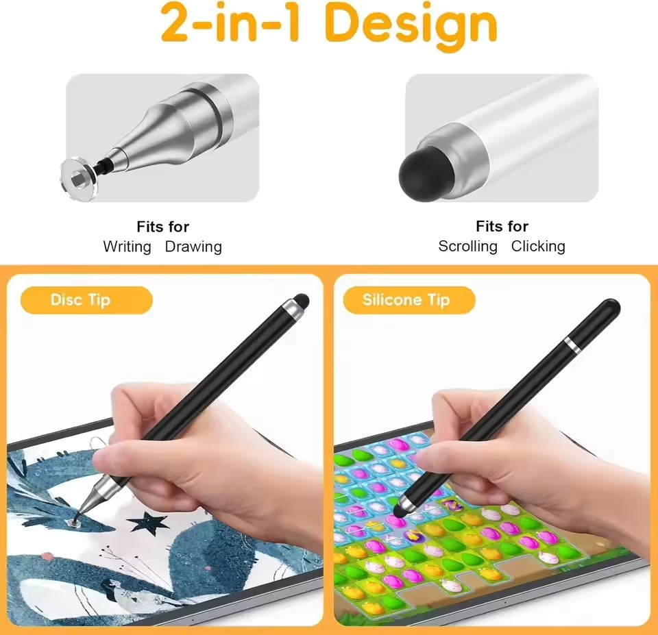 ユニバーサルスタイラスペン 2in1 すべてのタッチスクリー - Tablet Drawing Accessories のレビューと価格