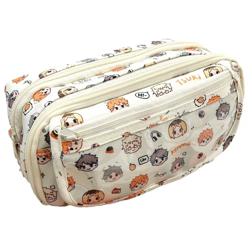 アニメ ハイキュー!! 痛絵柄のかわいいペンケース、漫画風文 - Case With Pencil Holder のレビューと価格