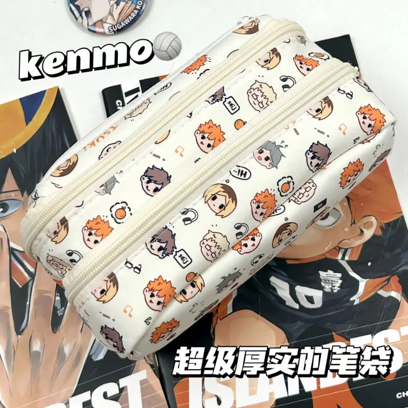 アニメ ハイキュー!! 痛絵柄のかわいいペンケース、漫画風文 - Case With Pencil Holder のレビューと価格