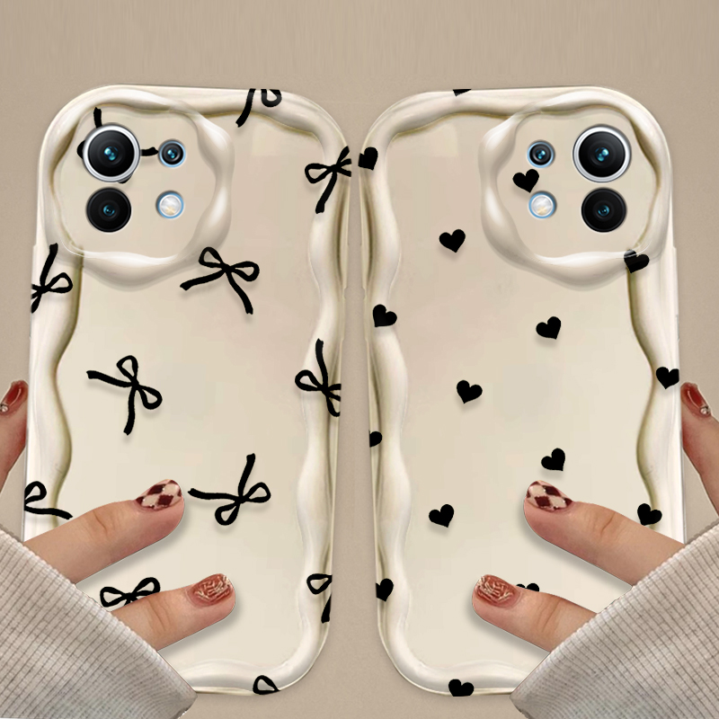 黒の蝶結びとハート柄ケース Xiaomi POCO X7 X - Xiaomi Poco X6 のレビューと価格