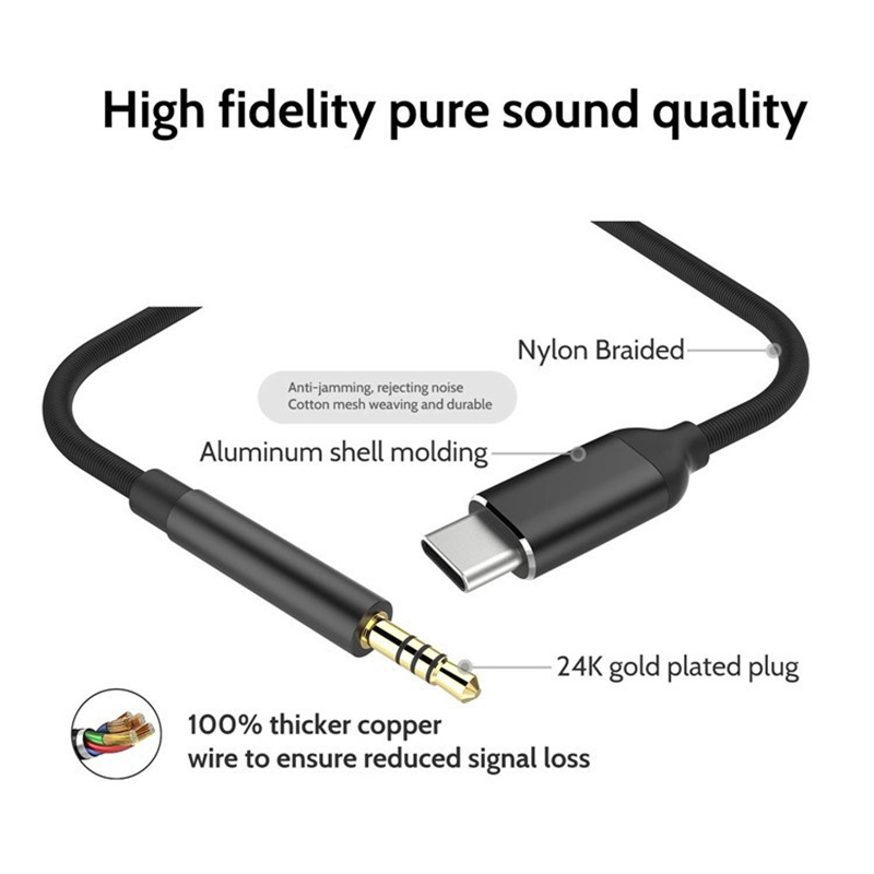 USB Type-C - 3.5mm AUXオーディオケーブ - Galaxy Tablet Accessories のレビューと価格