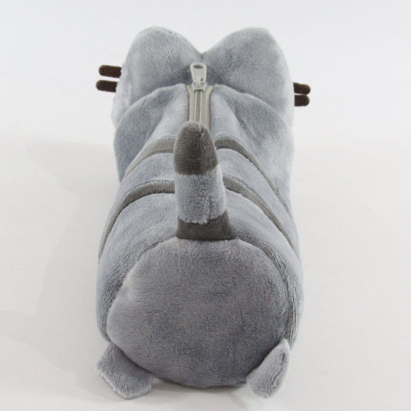 かわいいプシーンペンシルケース、漫画風の太った猫、大容量学生 - Case With Pencil Holder のレビューと価格