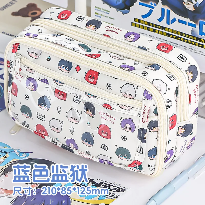 アニメブルーロックイタバッグペインポーチかわいい鉛筆ケース漫 - Case With Pencil Holder のレビューと価格