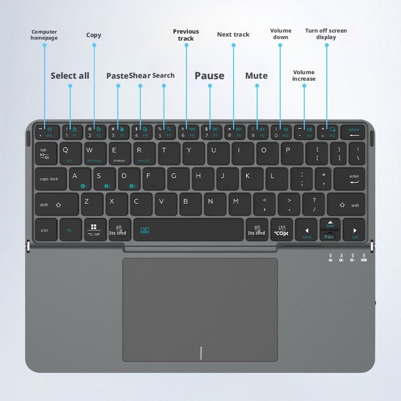 Ibox 11タブレット用折りたたみ式キーボード、ユニバーサ - Tablet Keyboard Case のレビューと価格