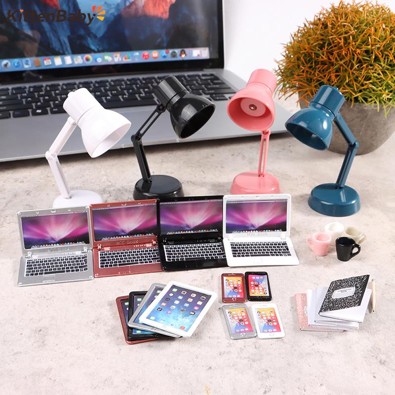 ドールハウスミニチュアモデルドールハウス、ラップトップ、電話 - Tablet Accessories For Kids のレビューと価格